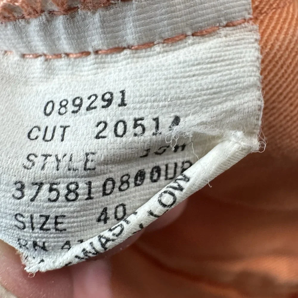Polo Ralph Lauren Orange VTG Pleated USA Made Chino Short Size 40